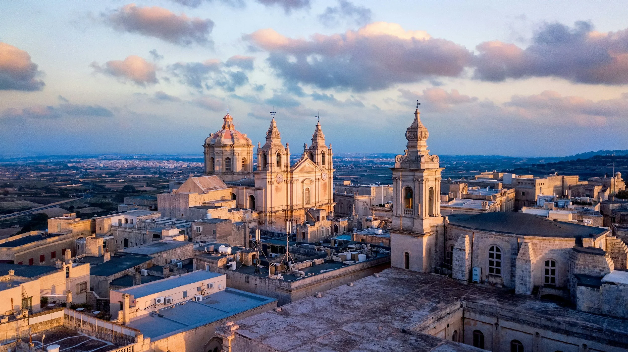 View from Mdina in Malta