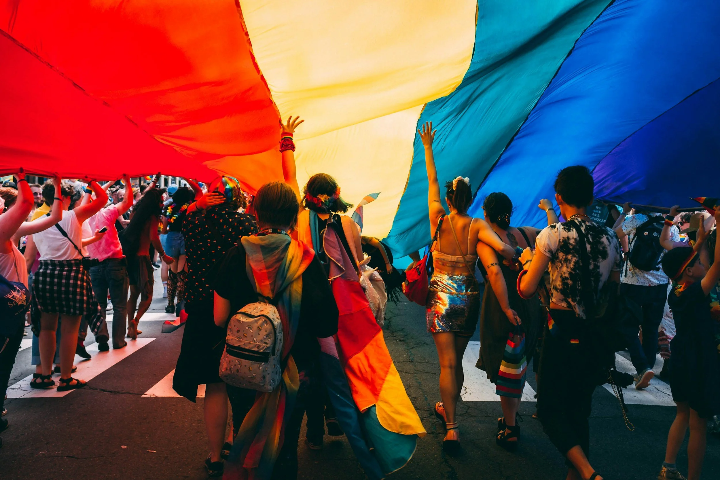 Crowd Celebrating Pride