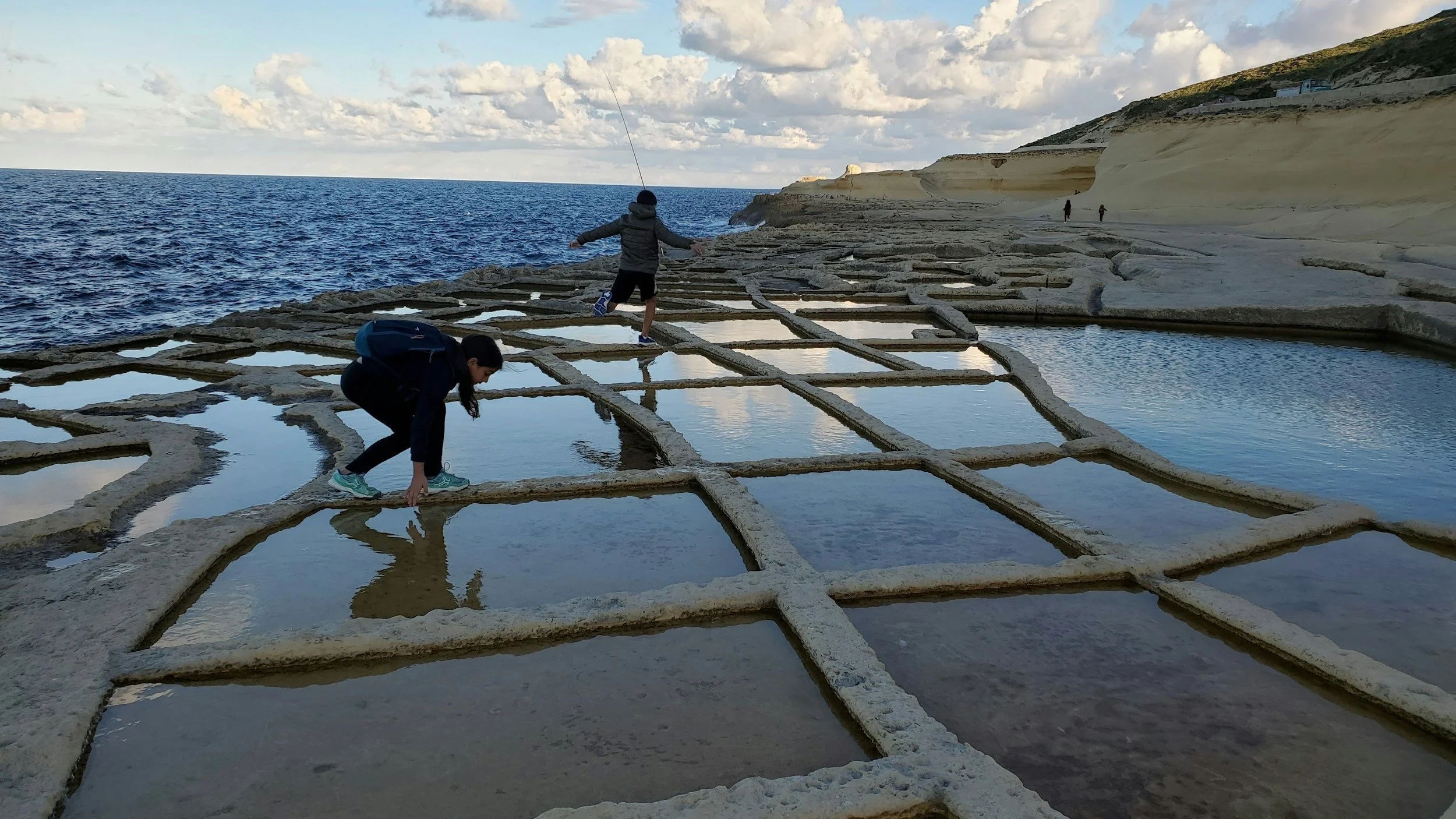 People Enjoying their evening in Gozo